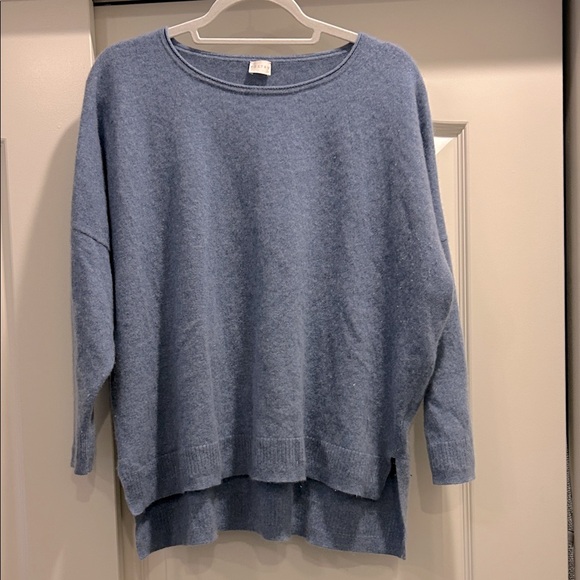 Poetry Sweaters - Poetry 100% Cashmere Drop Shoulder Scoop Neck Sweater
